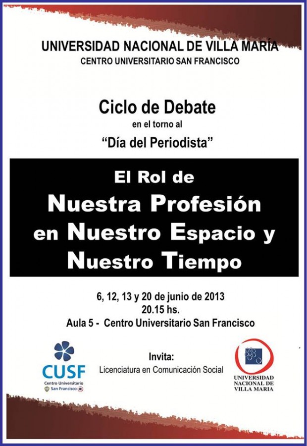 Comienzo ciclo de Debate: El Rol de nuestra profesión en nuestro espacio y nuestro tiempo